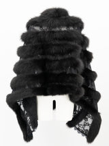 [50% OFF] Fox Fur &amp; Lace Stole