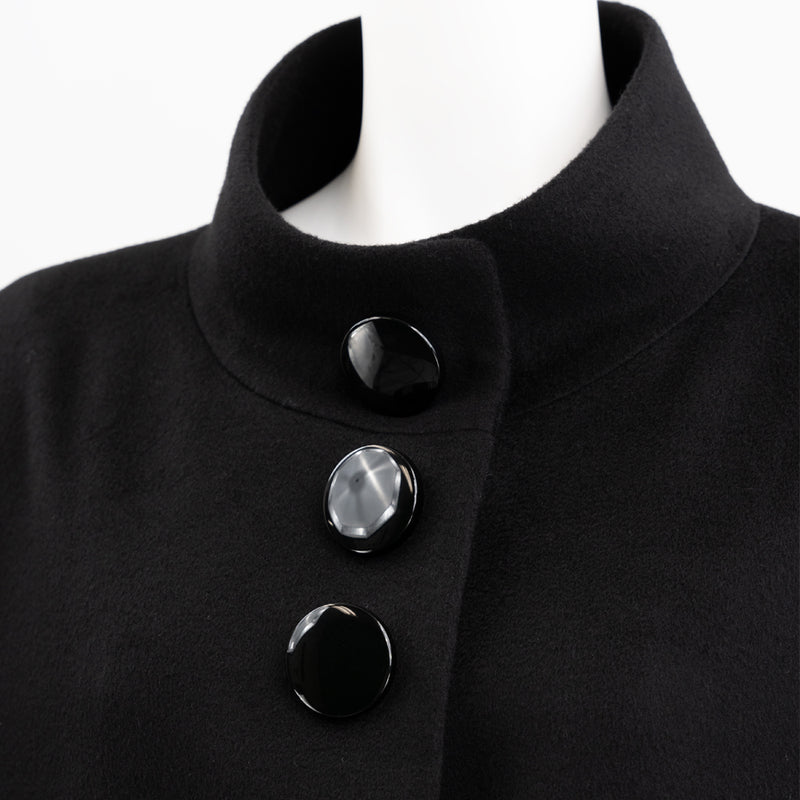 【NEW】ピュアカシミヤ・ケープ風コート