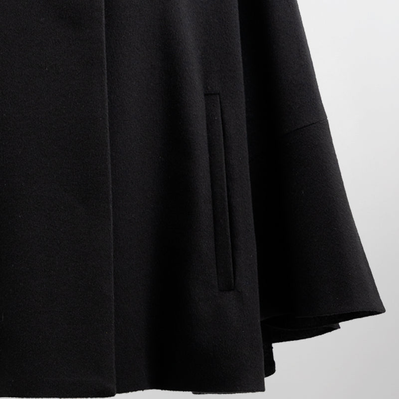 【NEW】ピュアカシミヤ・ケープ風コート