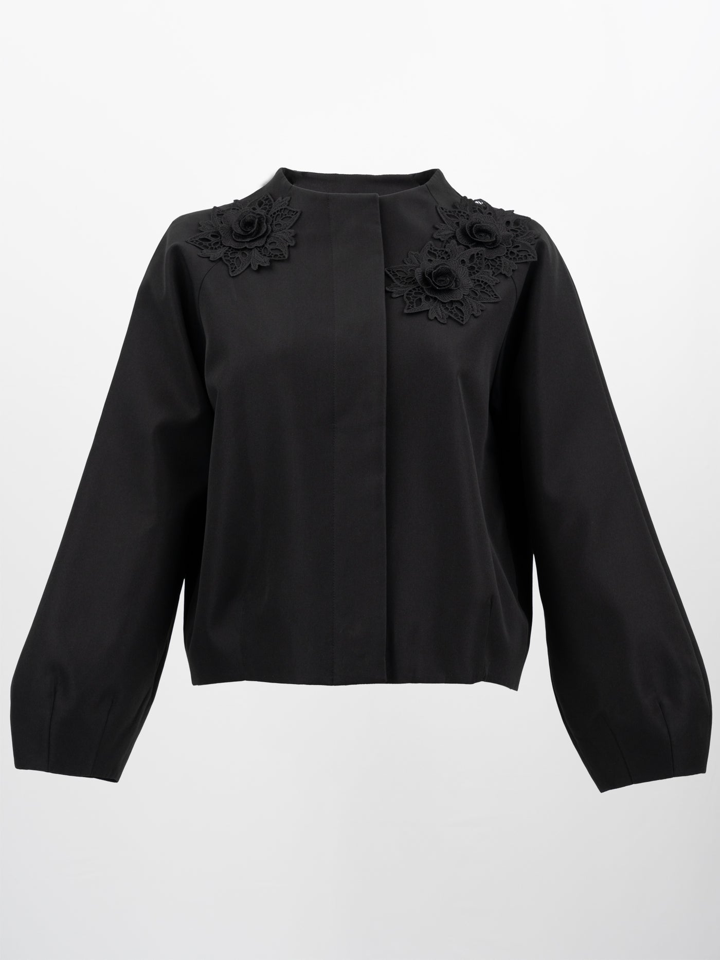✨クリーニング済美品✨Rene お花レース重ねジャケット♡38♡ 60%OFF】花刺繍ジャケット | レースワンピースやブラウスなど