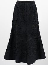 [60% OFF] Floral Embroidered Skirt