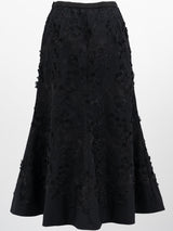 [60% OFF] Floral Embroidered Skirt
