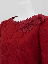 [60% OFF] Floral Embroidered Dress