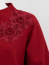 [60% OFF] Floral Embroidered Jacket 
