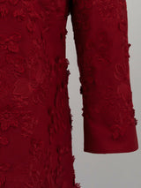 [60% OFF] Floral Embroidered Dress