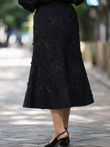[60% OFF] Floral Embroidered Skirt