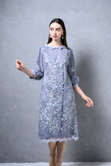 [50% OFF] Tulle Embroidered Dress 