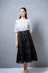 [50% OFF] All-lace skirt