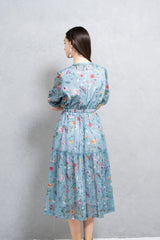[50% OFF] Floral Chiffon Dress