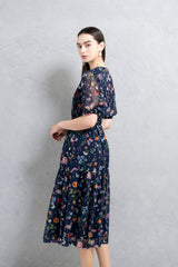 [50% OFF] Floral Chiffon Dress