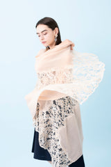[30% OFF] Lace Embroidered Cashmere Stole