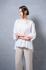 [50% OFF] Chikan Embroidered Blouse