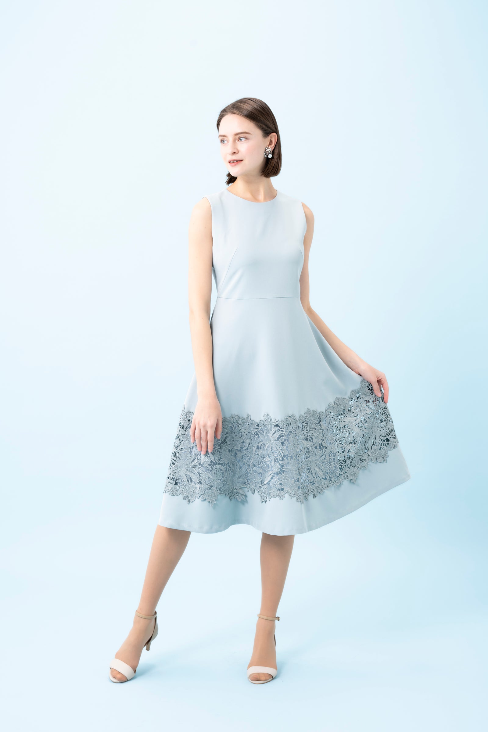 50%OFF】フィット＆フレアワンピース | レースワンピースやブラウス