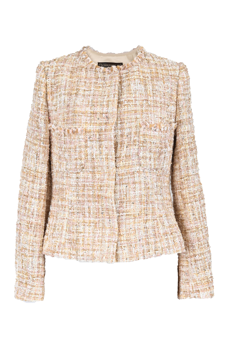 【NEW】ミックスツィードジャケット