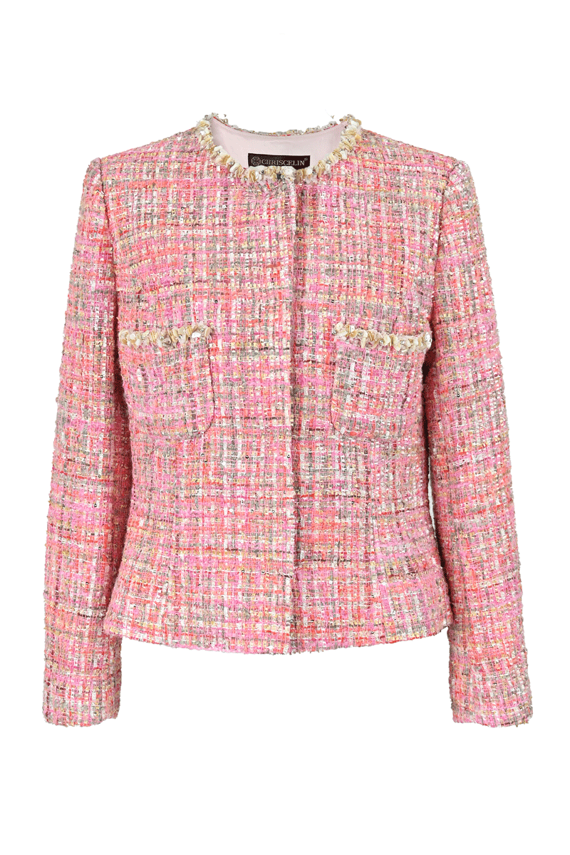 【NEW】ミックスツィードジャケット