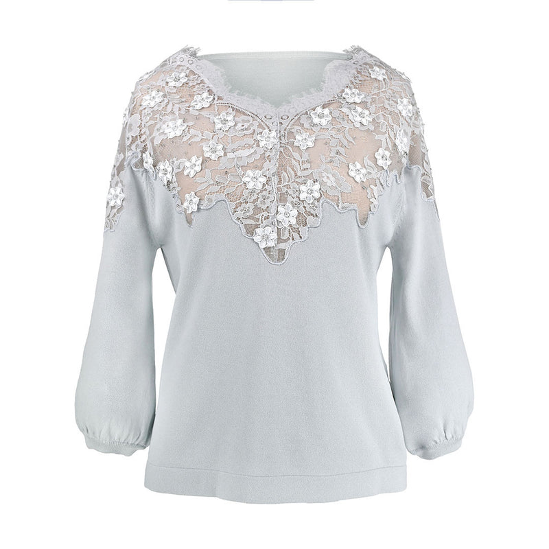 【50％OFF】ラッセルレース ニット