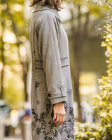 [50% OFF] Floral Embroidered Coat