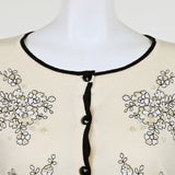 [50% OFF] Floral Embroidered Knit Cardigan