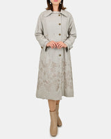 [50% OFF] Floral Embroidered Coat
