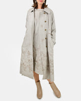 [50% OFF] Floral Embroidered Coat