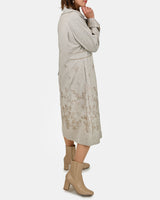[50% OFF] Floral Embroidered Coat