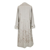 [50% OFF] Floral Embroidered Coat