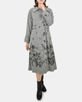 [50% OFF] Floral Embroidered Coat
