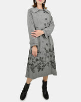 [50% OFF] Floral Embroidered Coat