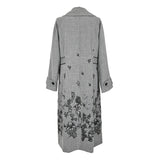 [50% OFF] Floral Embroidered Coat