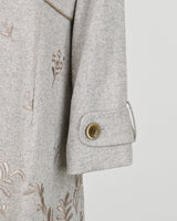 [50% OFF] Floral Embroidered Coat