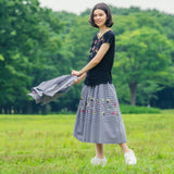 [60% OFF] Pleated Midi Skirt