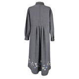 [60% OFF] Floral Embroidered Dress