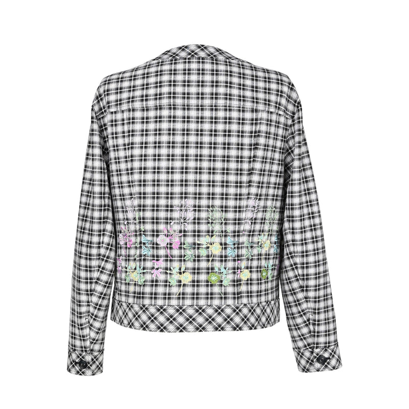 【60％OFF】花刺繍ジャケット