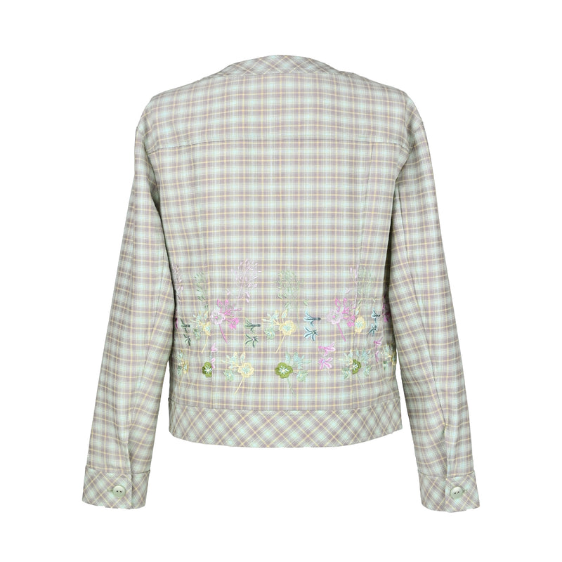 【60％OFF】花刺繍ジャケット