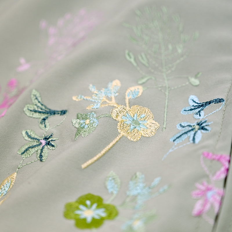 【50%OFF】花刺繍ブルゾン