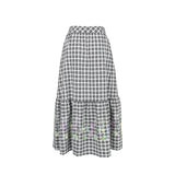 [60% OFF] Floral Embroidered Skirt