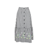 [60% OFF] Floral Embroidered Skirt