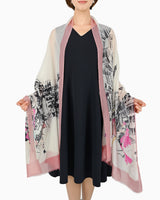 Cashmere print stole