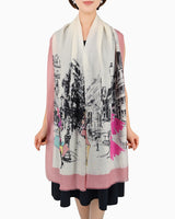 Cashmere print stole