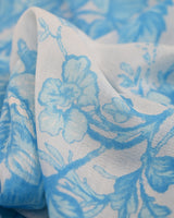 Cashmere flower print stole