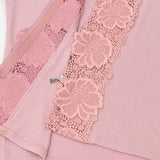 [50% OFF] Patchwork Lace Zip Cardigan