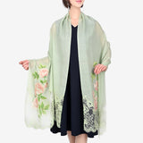 Cashmere Patchwork Rose Stole