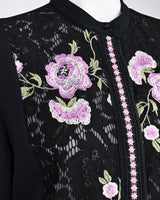 [50% OFF] Rose Embroidery Blouse