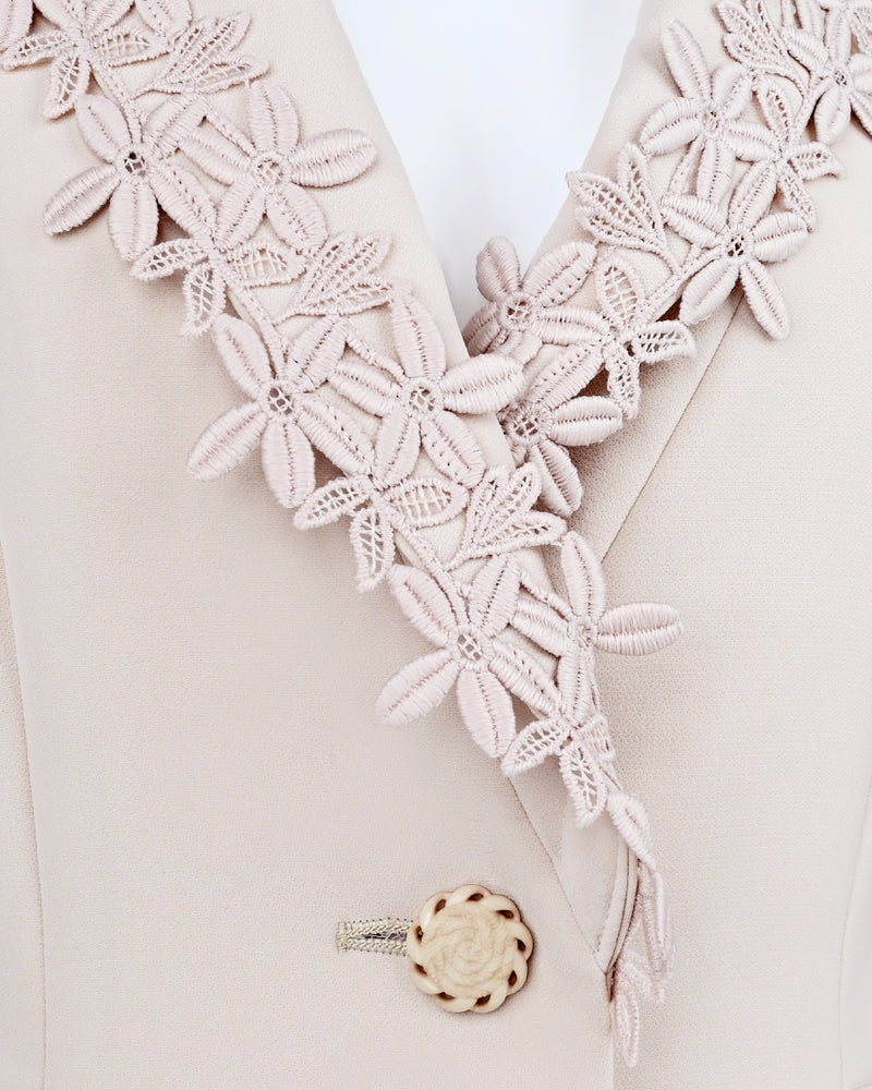 【50％OFF】レースラペル ジャケット