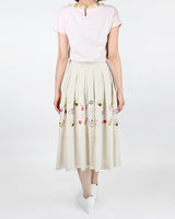 [60% OFF] Pleated Midi Skirt