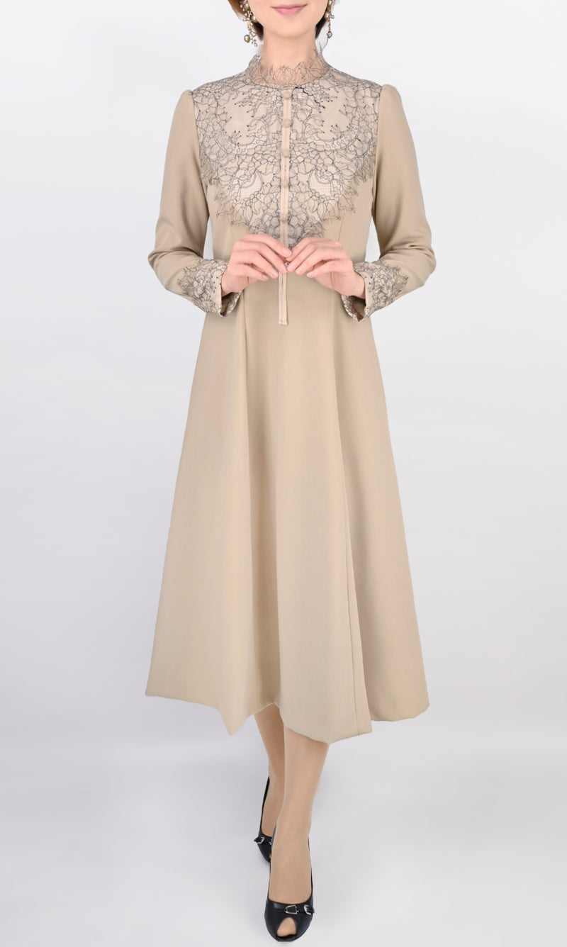 【60％OFF】ロングフレアーワンピース