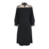 [50% OFF] Lace high neck dress