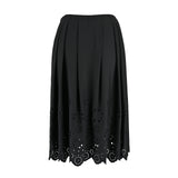 [50% OFF] Eyelet Embroidery Skirt