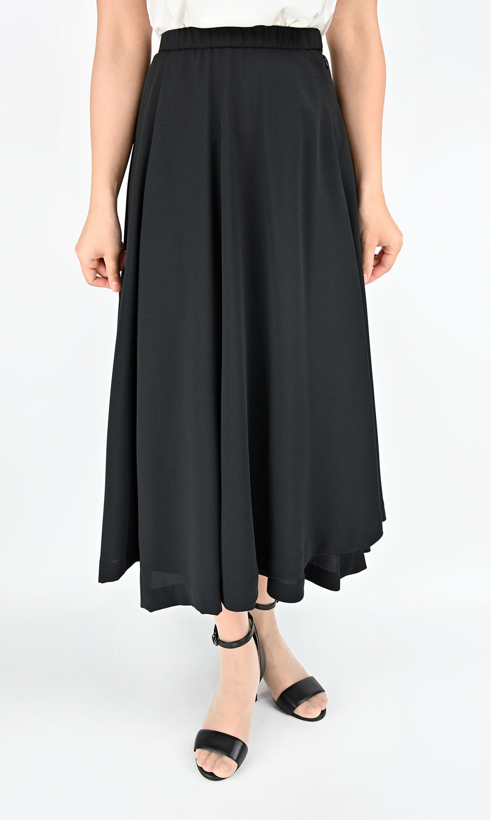 50％OFF】アシンメトリーヘム ロングスカート | レースワンピースや