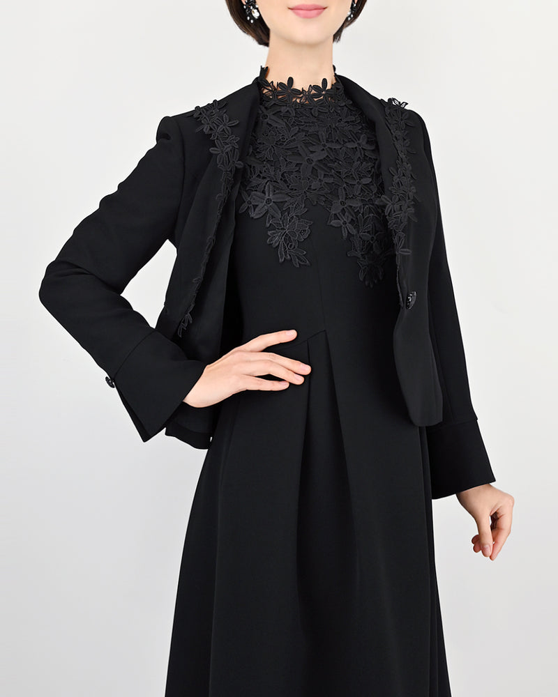 【50％OFF】レースラペル ジャケット